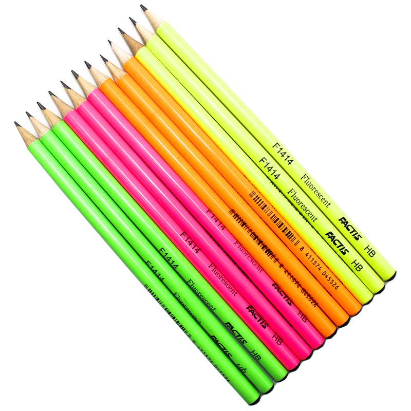 مداد مشکی فکتیس مدل F1414 بسته 12 عددی مداد مشکی فکتیس مدل F1414 بسته 12 عددی