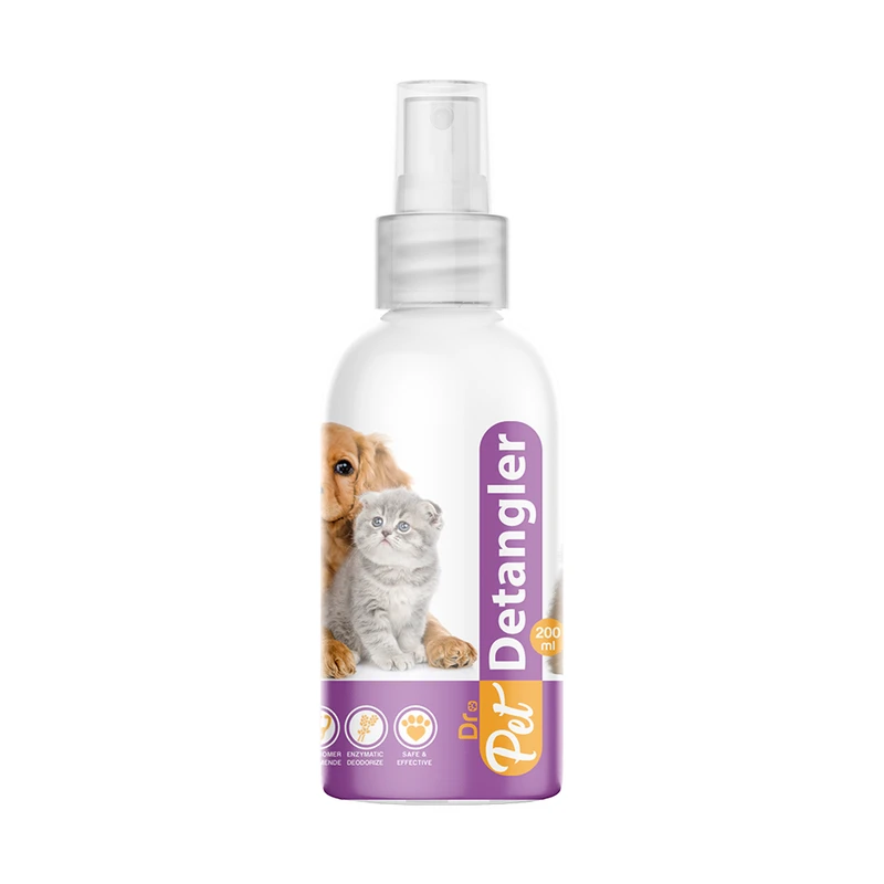 اسپری تقویت کننده موی سگ و گربه دکترپت مدل Detangler Spray حجم 200 میلی لیتر