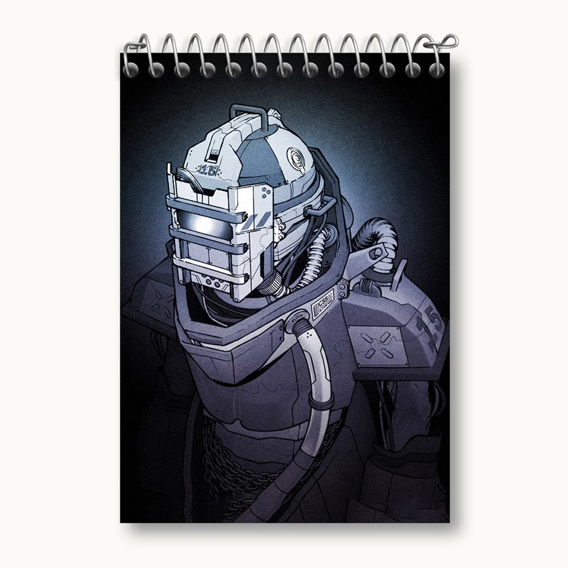 دفتر یادداشت 50 برگ خندالو مدل بازی دد اسپیس (Dead Space) کد 34985