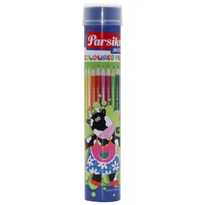 مداد رنگی 12 رنگ پارسی کار مدل JM870-12