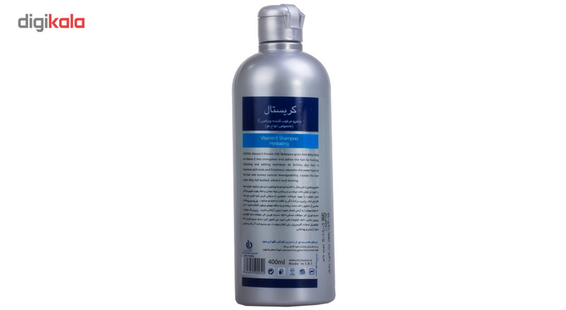 شامپو کریستال مدل Vitamin E حجم 400 میلی لیتر شامپو کریستال مدل Vitamin E حجم 400 میلی لیتر