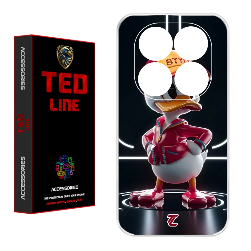 کاور تدلاین طرح دانلد داک کد 1137 مناسب برای گوشی موبایل شیائومی Poco X7 / Redmi Note 14 Pro 4G