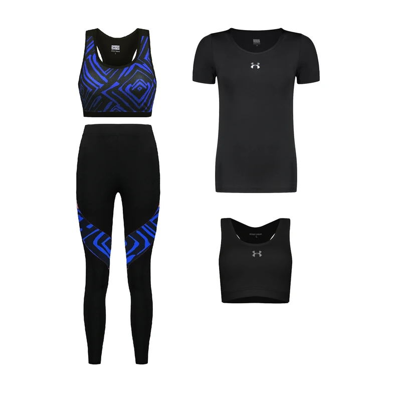 ست چهار تکه لباس ورزشی زنانه مدل 1401-1801-7101-1902