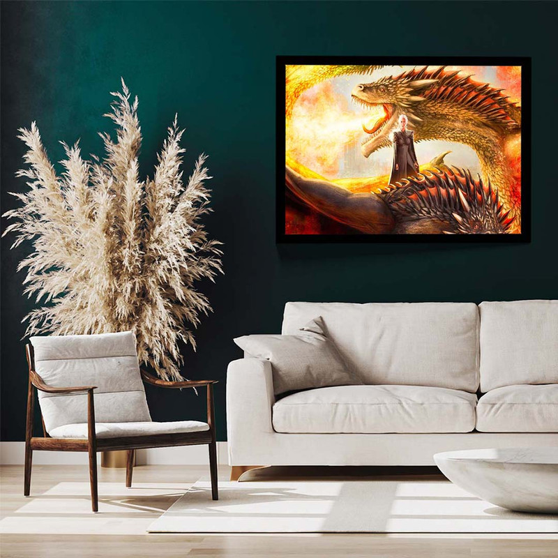 تابلو مدل mother of dragons کد F-14020
