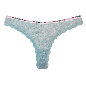 شورت زنانه مدل پرنسس لامبادا گیپور دانتل نخ پنبه رنگ آبی