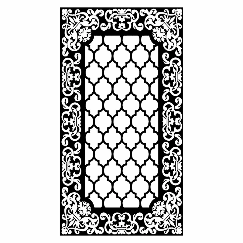 شابلون باتیس آرت طرح فرش کد 939