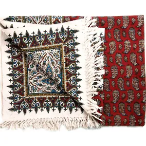 سفره قلمکار اعلا اثر چیت ساز طرح 4 سایز 100 × 150 سانتی متر