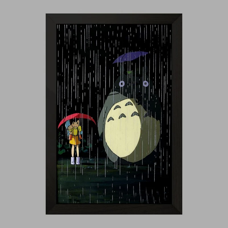 تابلو خندالو مدل توتورو و ساتسوکی انیمه توتورو Totoro  کد 12819