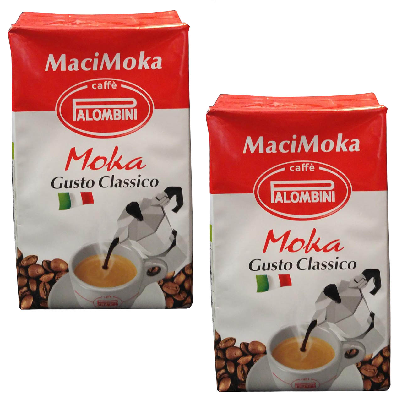 پودر قهوه پالومبینی مدل Macimoka بسته دو عددی