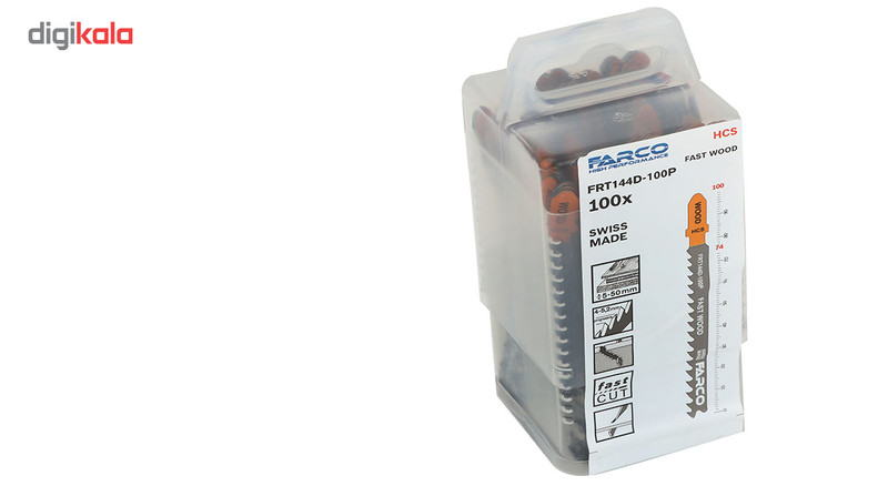 تیغ اره عمود بر چوب فارکو مدل FRT144D-100P بسته 100عددی