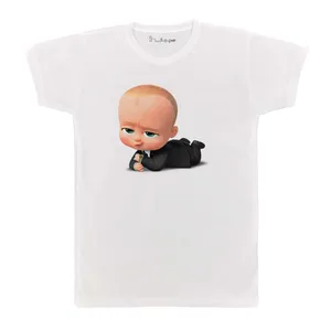 تی شرت بچگانه پرمانه طرح بچه رئیس کد pmt.4166