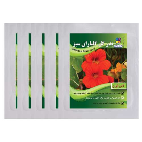 بذر گل لادن الوان شرکت گلباران سبز گیلان بسته 5 عددی