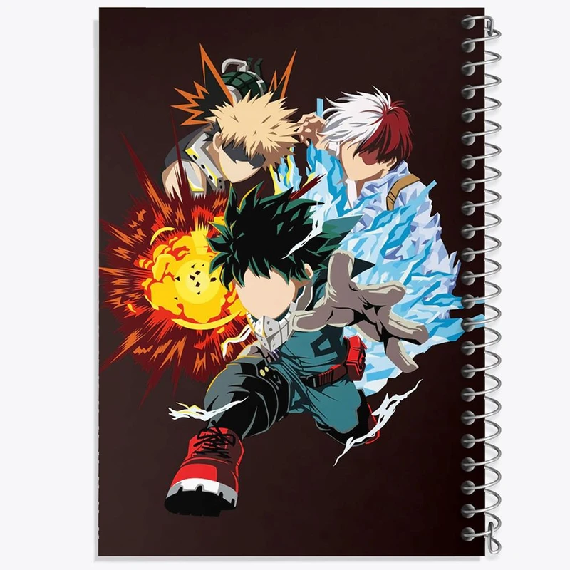 دفتر نت موسیقی 50 برگ خندالو مدل باکوگو و دکو و شوتو انیمه آکادمی قهرمان من کد 11607