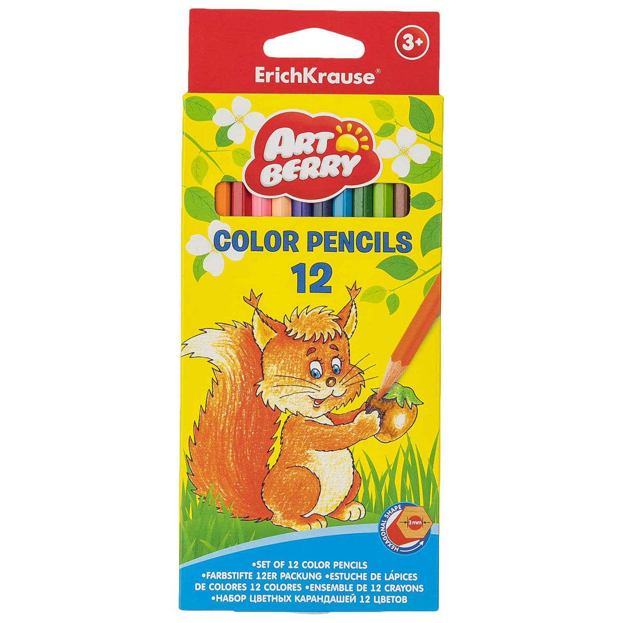 مداد رنگی 12 رنگ اریک کراوزه مدل EK-32482