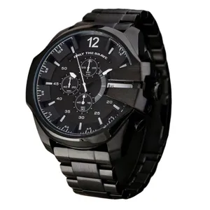 ساعت مچی عقربه‌ای مردانه دیزل مدل سه موتور فعال کرنوگراف بند استیل