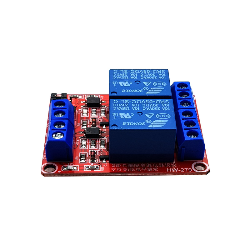 ماژول رله دو کانال 5V مدل HW-279
