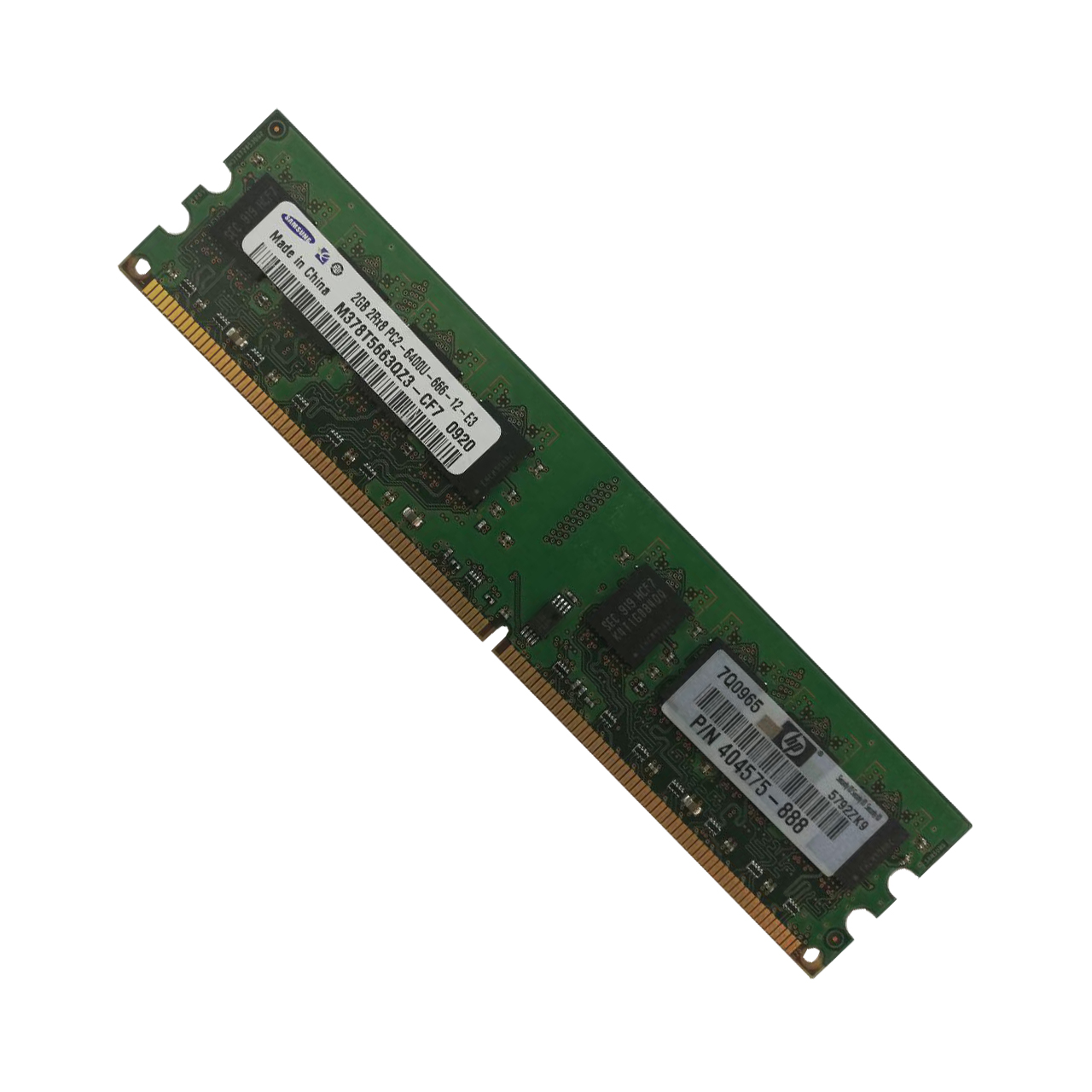 رم کامپیوتر سامسونگ مدل DDR2 800MHz 6400 240Pin ظرفیت 2 گیگابایت