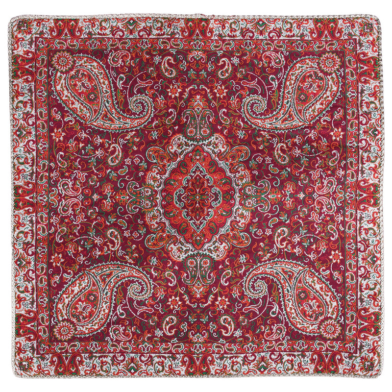 رومیزی ترمه حسینی طرح سالار مدل 00-44 سایز کوچک