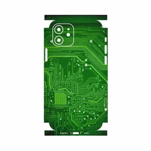 MAHOOT Green Printed Circuit Board-FullSkin Cover Sticker for Apple iPhone 12