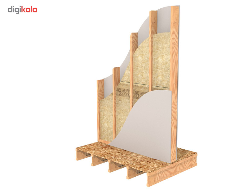 پشم سنگ تخته ای فروشگاه عایق ایران مدل دانسیته 80Kg/m3 ضخامت 5cm بسته 9 عددی 6.48 متر مربع