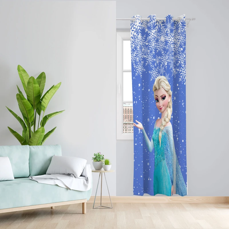 پرده مدل السا مخمل پانچی کد 4464 سایز 140x200 سانتی متر
