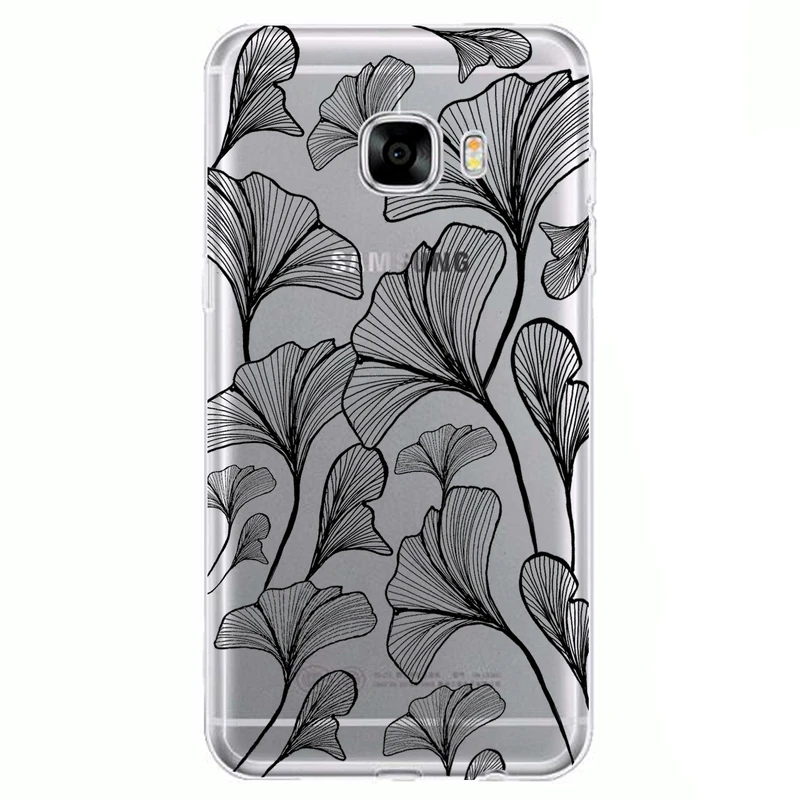 کاور مگافون طرح برگ مدل C51-B مناسب برای گوشی موبایل سامسونگ Galaxy C5         