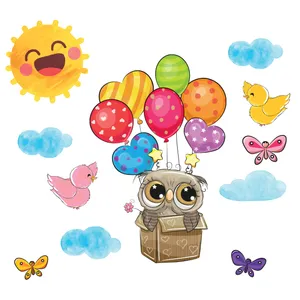 استیکر دیواری کودک مدل cute2 hk