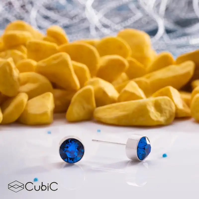 گوشواره زنانه کوبیک مدل QE-19827