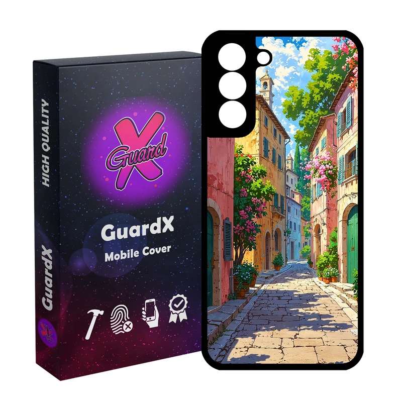 کاور گارد ایکس طرح کوچه مدل Glass10748 مناسب برای گوشی موبایل سامسونگ Galaxy S21 FE