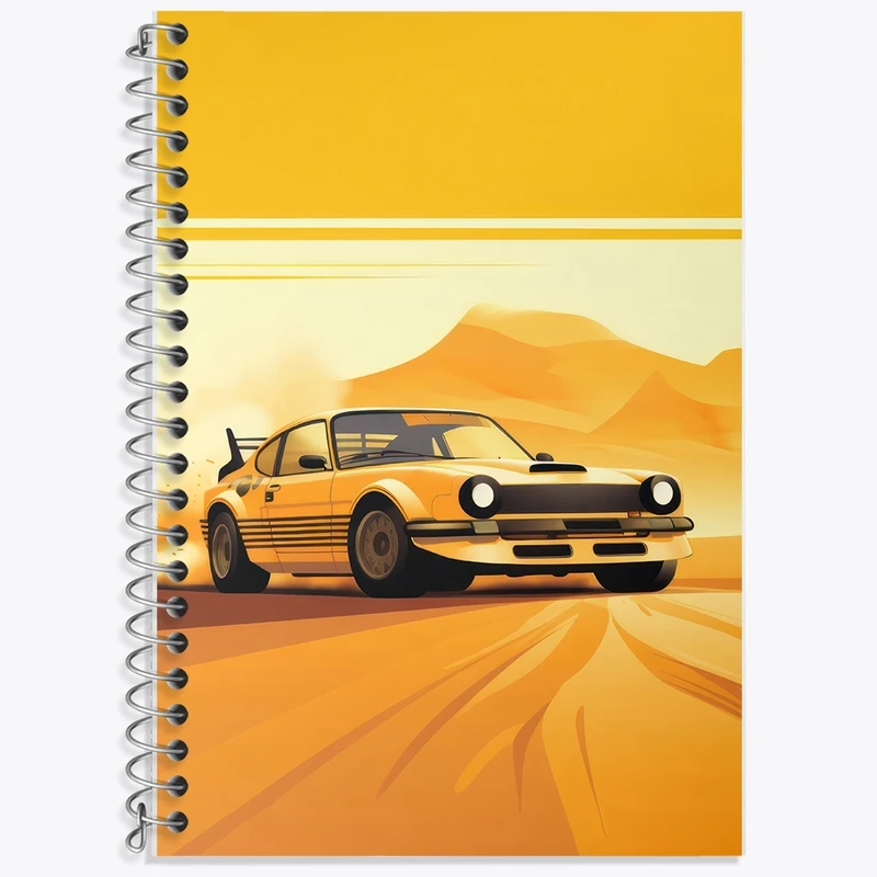 دفتر زبان 50 برگ خندالو مدل سه خط طرح ماشین اسپرت کد F2658