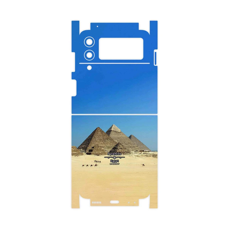 برچسب پوششی ماهوت مدل Pyramids of Egypt-FullSkin مناسب برای گوشی موبایل سامسونگ Galaxy Z Flip3 5G
