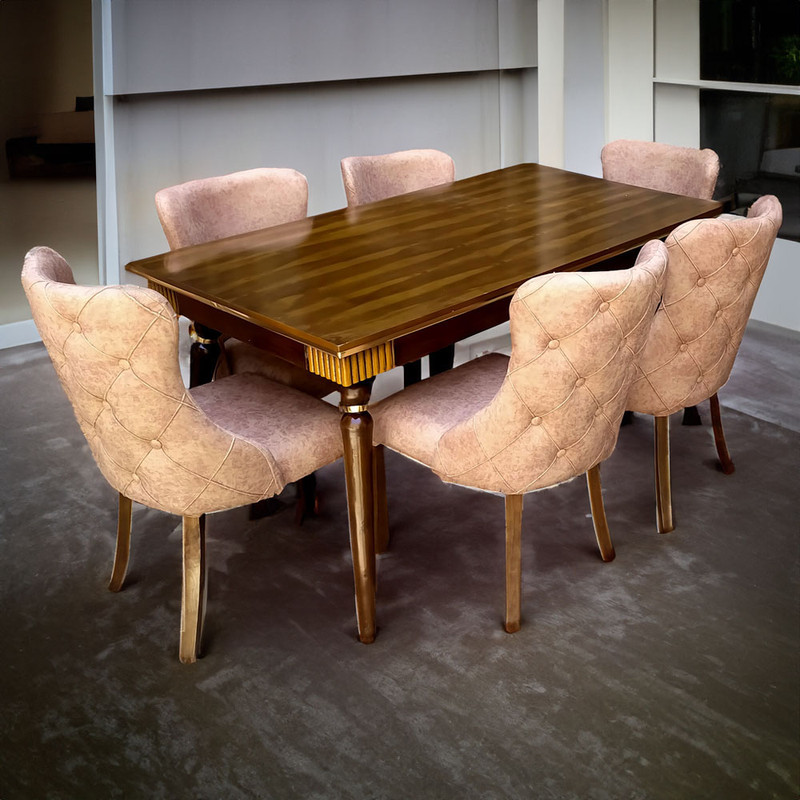 میز و صندلی ناهارخوری 6 نفره مدل ٍُSET6