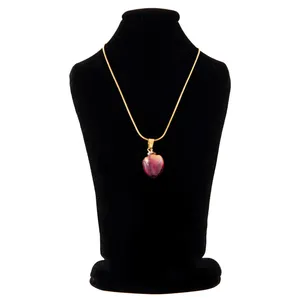 گردنبند زنانه مدل گل رز رزینی کد 1725