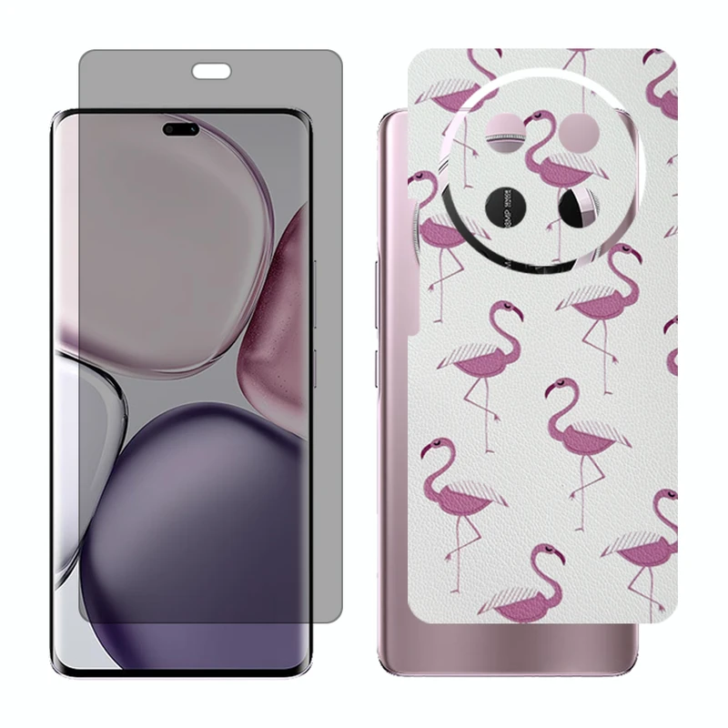 محافظ صفحه نمایش حریم شخصی گلس مدل Together مناسب برای گوشی موبایل آنر X9c به همراه برچسب پوششی