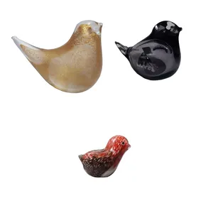 مجسمه شیشه ای مدل وسترن طرح birds بسته 3 عددی