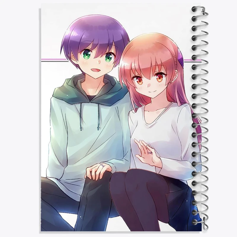 دفتر شطرنجی 50 برگ خندالو طرح تسوکاسا و ناسا انیمه مرا به ماه پرواز ده کد 27703