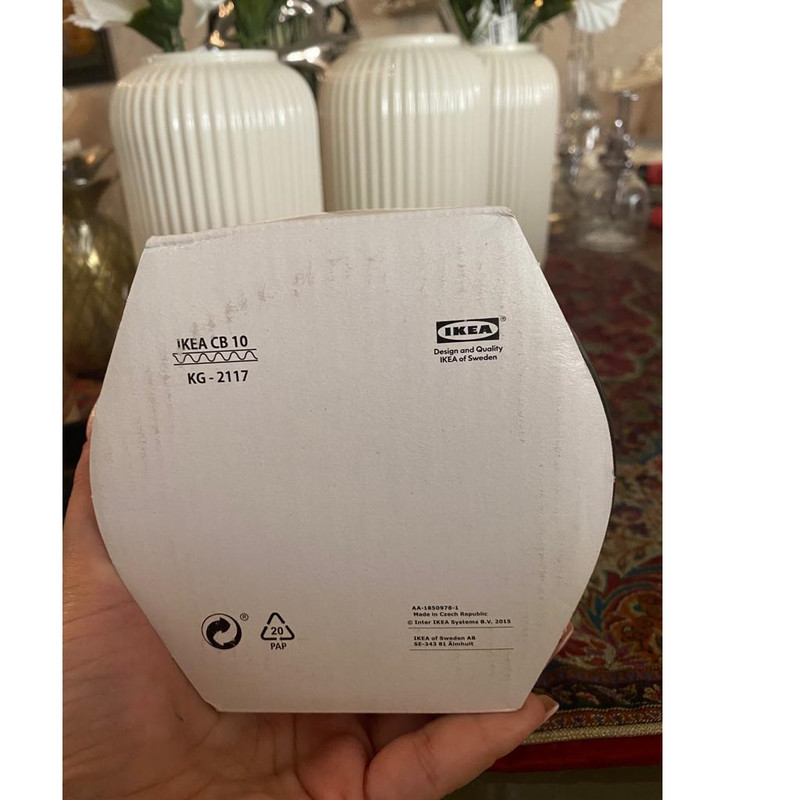 گلدان دکوری ایکیا مدل IKEA-6017 بسته 3 عددی