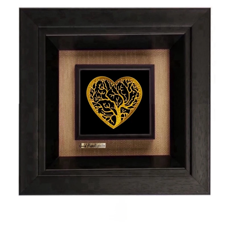 تابلو طلاکوب زرکات طرح درخت عشق مدل F232