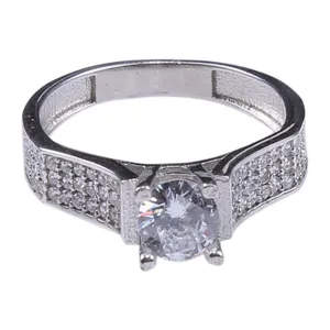 انگشتر نقره زنانه کد 83