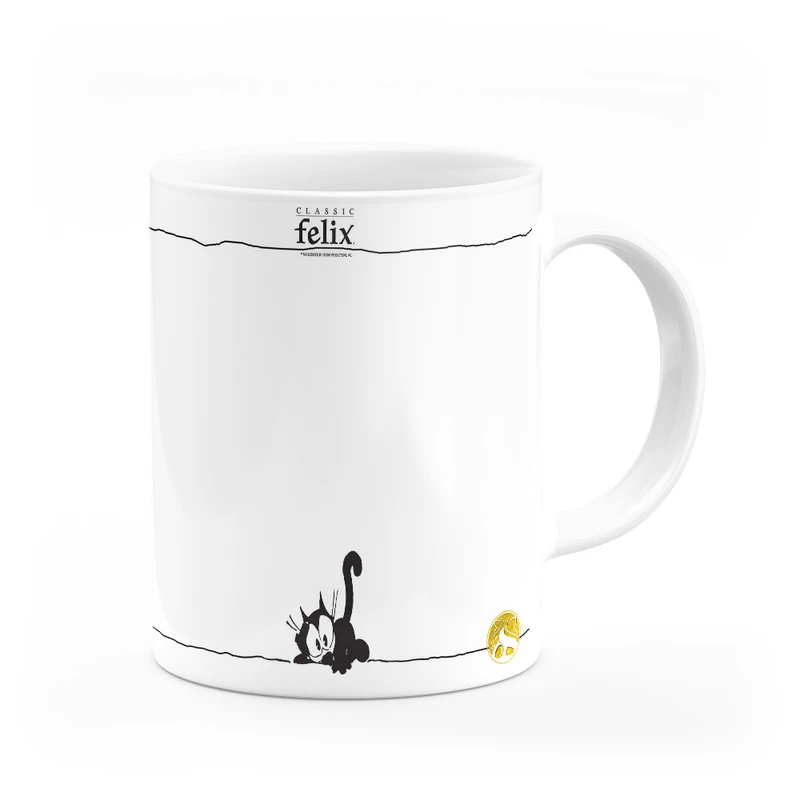 ماگ هومرو طرح انیمیشن گربه ملوس مدل MG3798