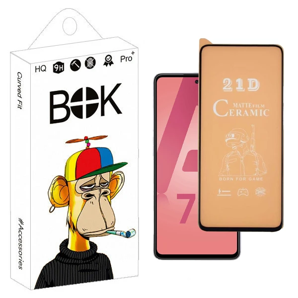 محافظ صفحه نمایش سرامیکی مات بوک مدل Ceraforce مناسب برای گوشی موبایل سامسونگ galaxy a72