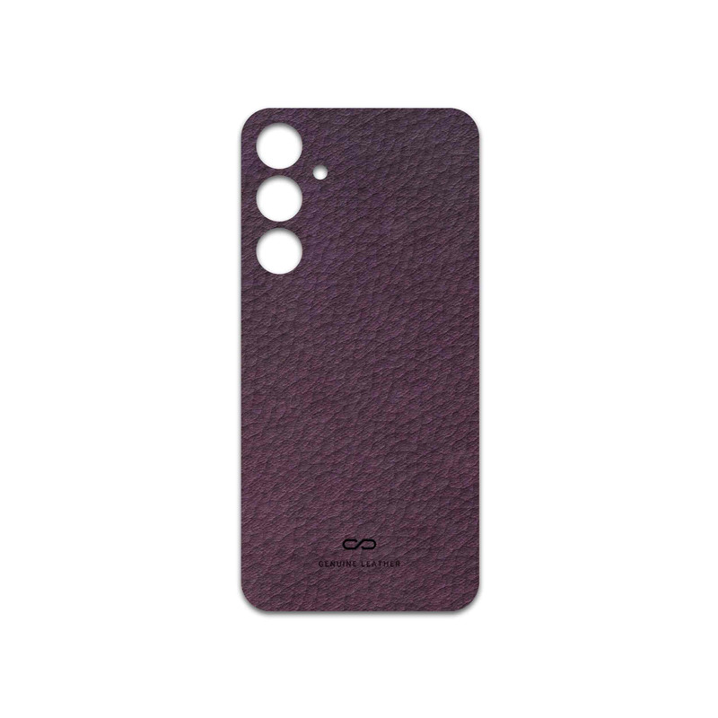 برچسب پوششی ماهوت مدل Purple-Leather مناسب برای گوشی موبایل سامسونگ Galaxy S23 FE