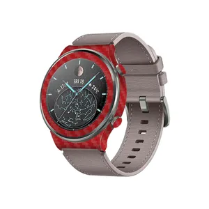 MAHOOT Red-Fiber Cover Sticker for Huawei Watch GT 2 Pro Smartwatch