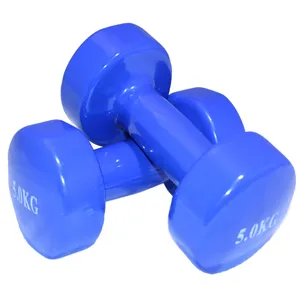 دمبل ایروبیک روکش‌دار مدل 1200Bl پنج کیلوگرمی بسته 2 عددی