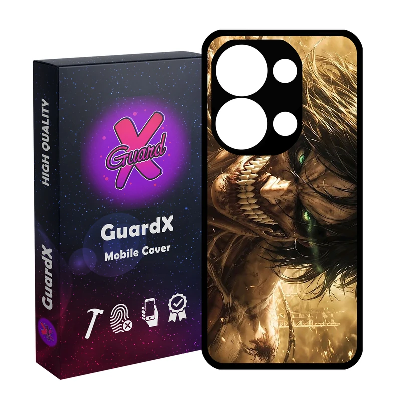 کاور گارد ایکس طرح مبارز مدل 11075 مناسب برای گوشی موبایل شیائومی Redmi Note 13 Pro 4G / Poco M6 Pro 4G