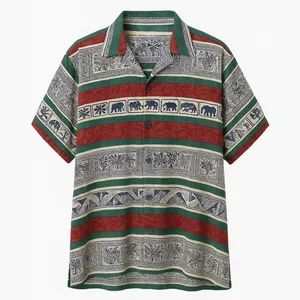 شومیز آستین کوتاه یقه برگردان زنانه کد 28155