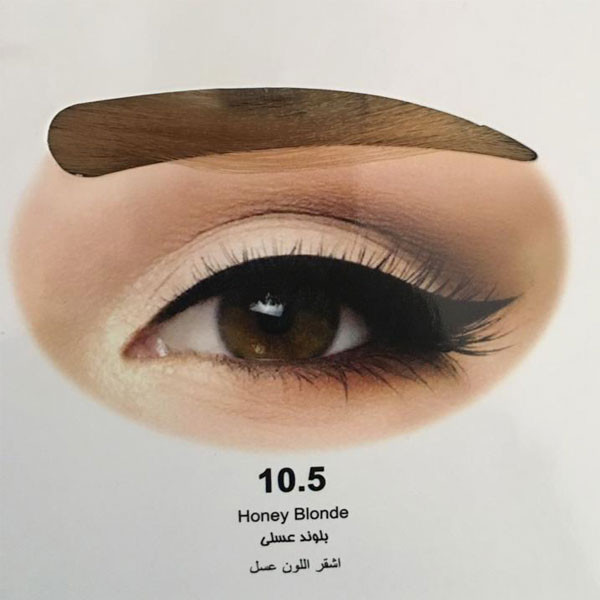 کیت رنگ ابرو آلما شماره 10.5 حجم 15 میلی لیتر رنگ بلوند عسلی کیت رنگ ابرو آلما شماره 10.5 حجم 15 میلی لیتر رنگ بلوند عسلی