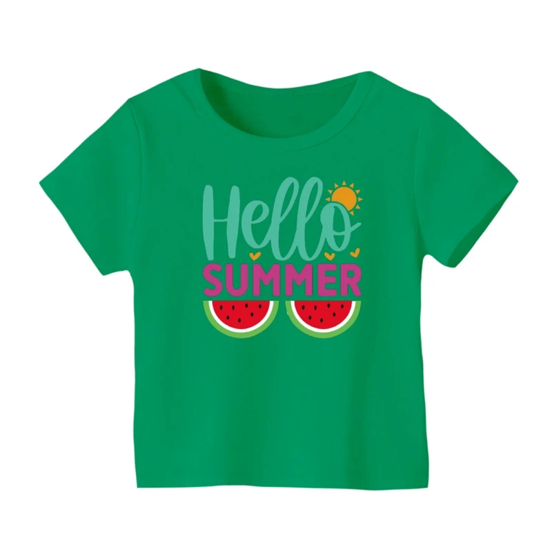 تی شرت آستین کوتاه بچگانه مدل هندوانه یلدایی کد 15