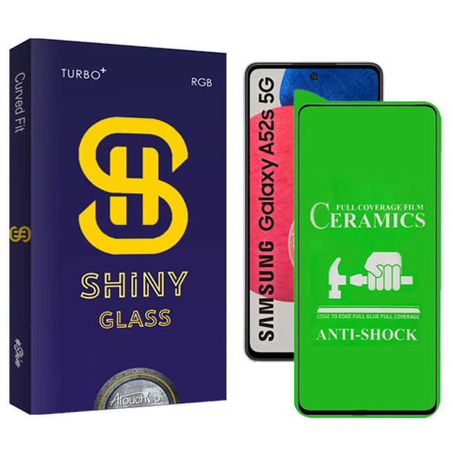 محافظ صفحه نمایش سرامیکی آتوچبو مدل shiny مناسب برای گوشی موبایل سامسونگ galaxy A52S
