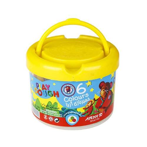 خمیربازی 6 رنگ آریا مدل Z-1001